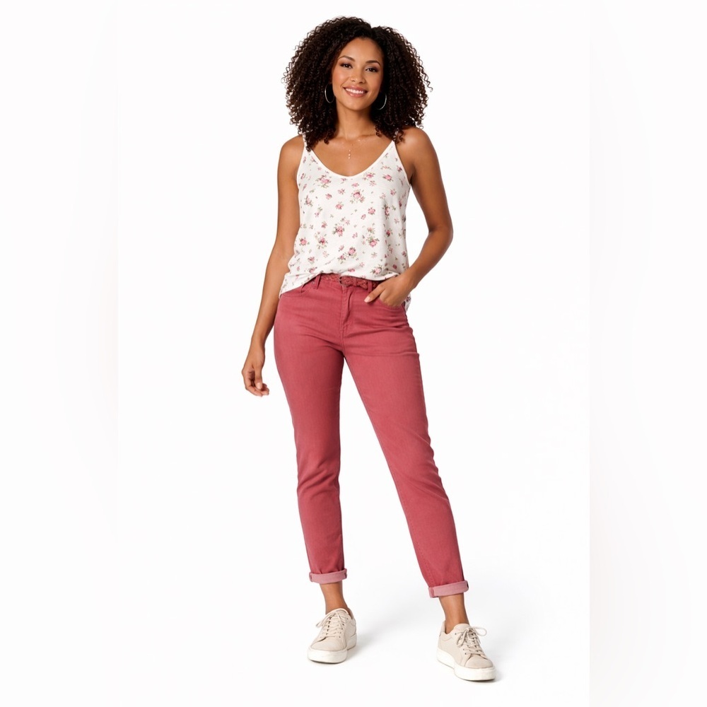 prAna Kara Low Rise Ankle Jeans in Burgundy – Women’s Sz 8/29